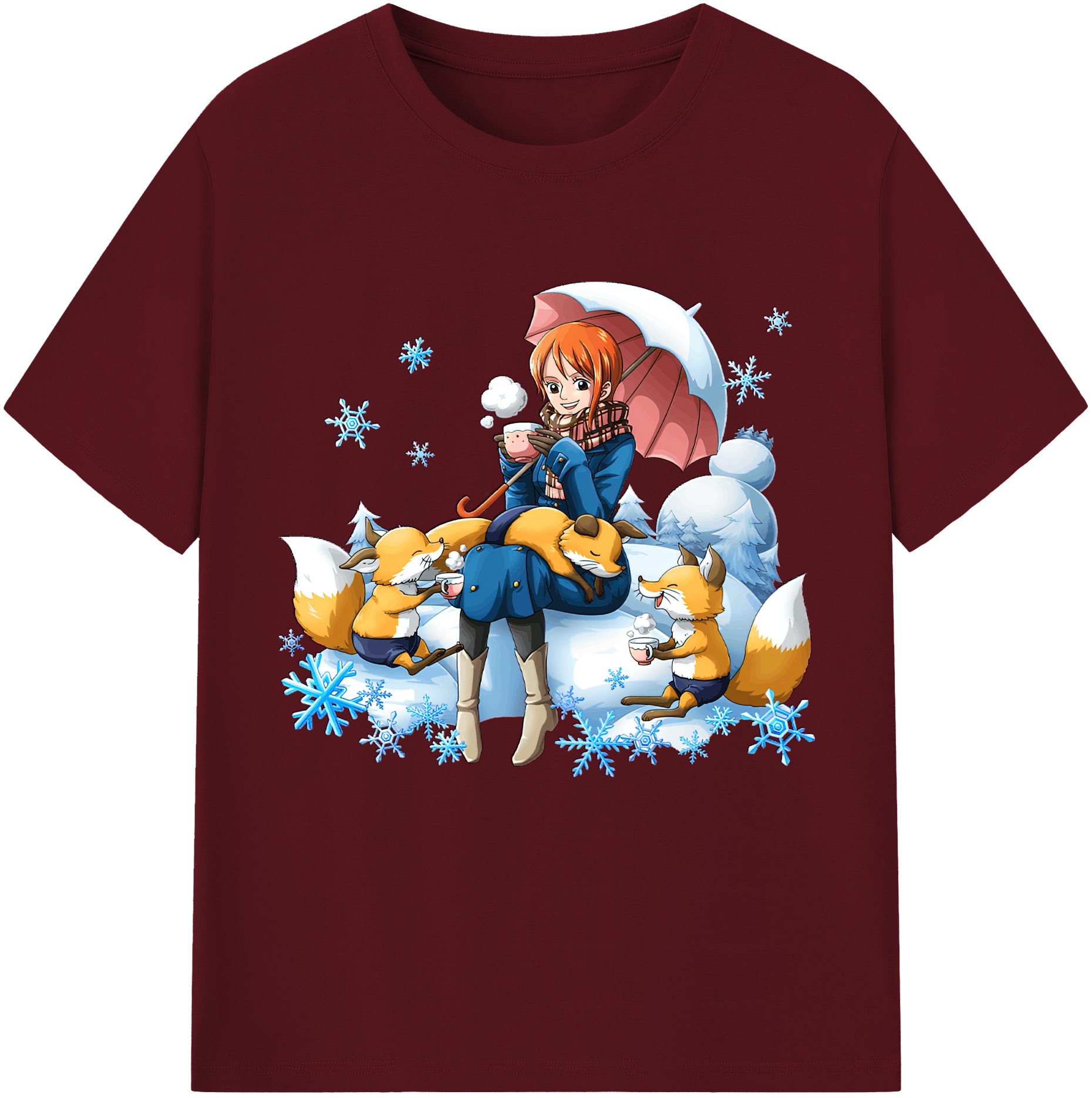 ワンピース ナミ ONE PIECE Nami 綿100％半袖Tシャツ（フロントプリント）